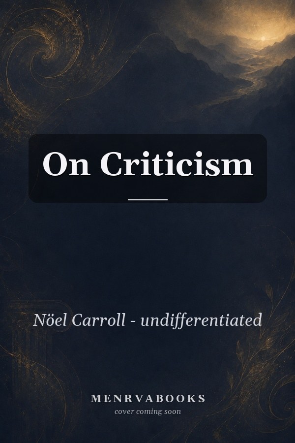 On Criticism