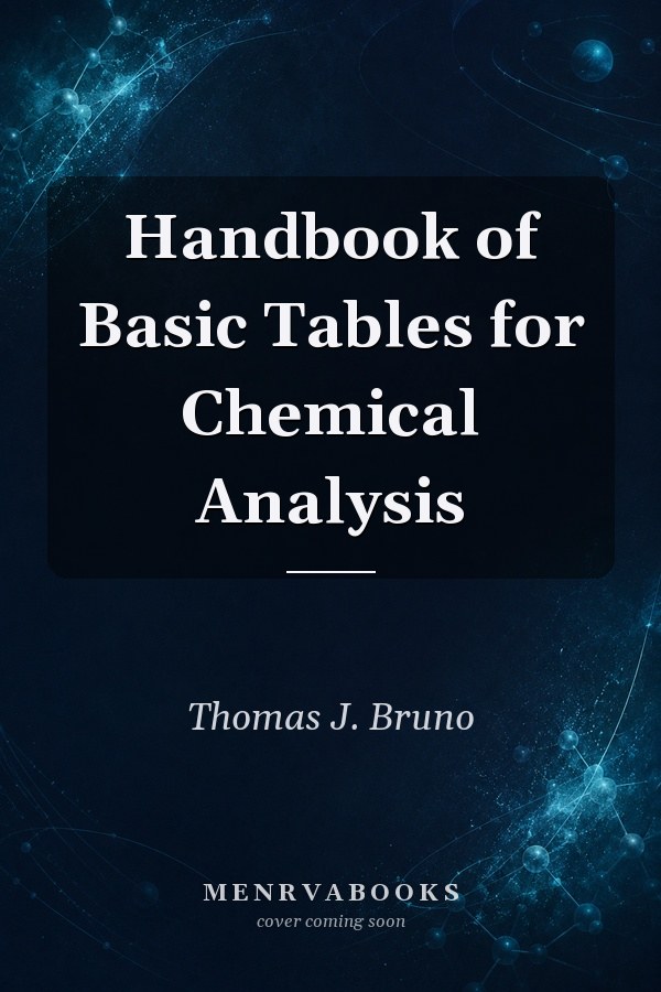 Handbook of Basic Tables for Chemical Analysis