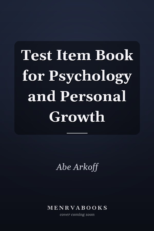 Test Item Book for Psychology and Personal Growth
