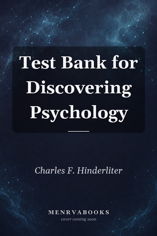 Test Bank for Discovering Psychology Neil R. Carlson