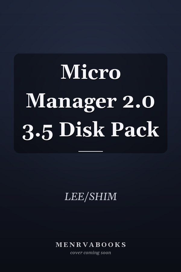 Micro Manager 2.0 3.5 Disk Pack