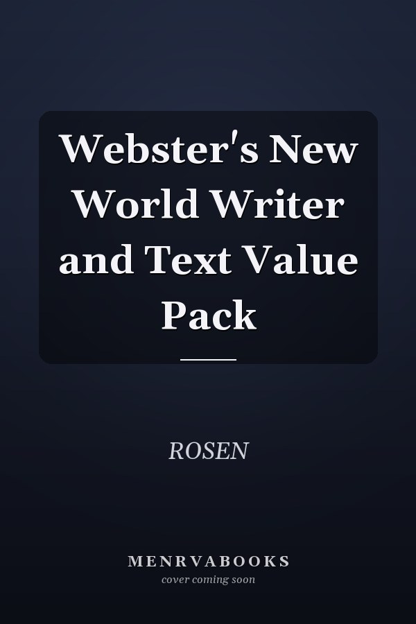 Webster's New World Writer and Text Value Pack