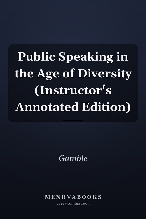 Public Speaking in the Age of Diversity