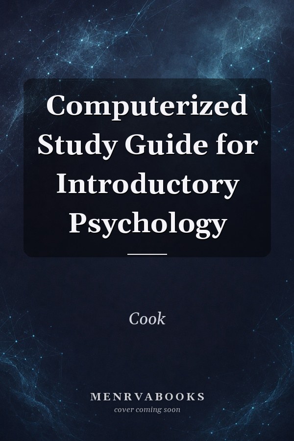 Computerized Study Guide for Introductory Psychology