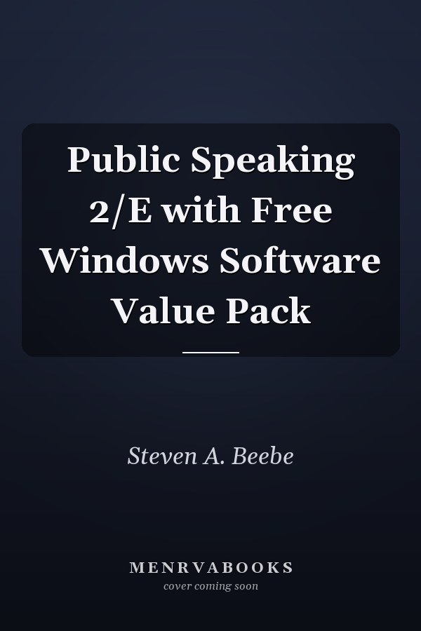Public Speaking 2/E with Free Windows Software Value Pack