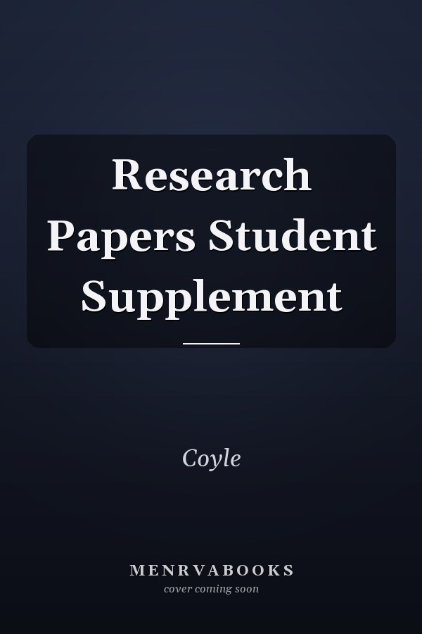 Research Papers Student Supplement