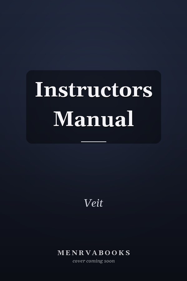 Instructors Manual