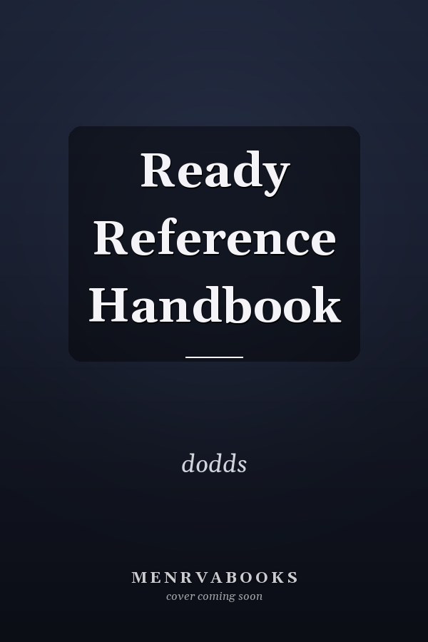 The Ready Reference Handbook