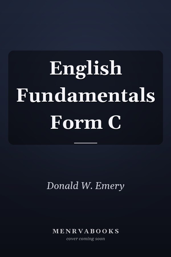 English Fundamentals: Form C