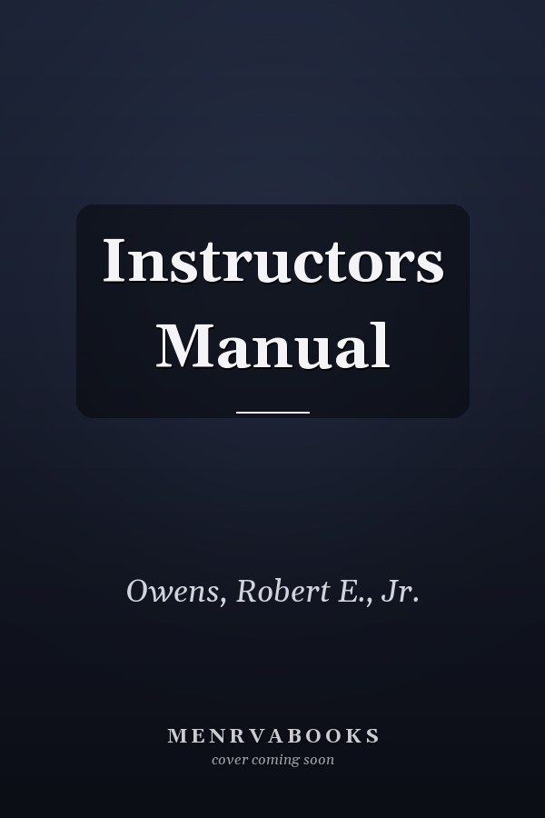 Instructors Manual