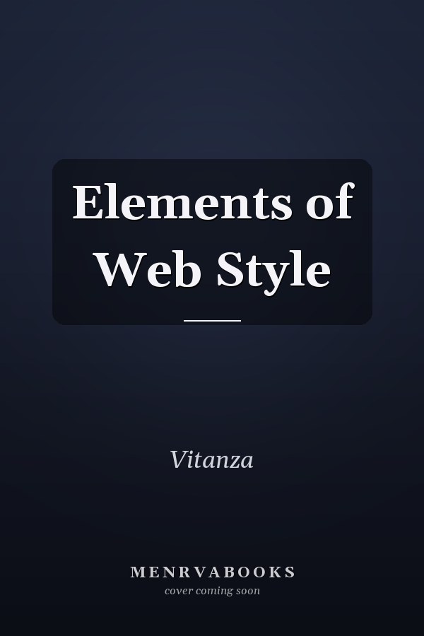 Elements of Web Style