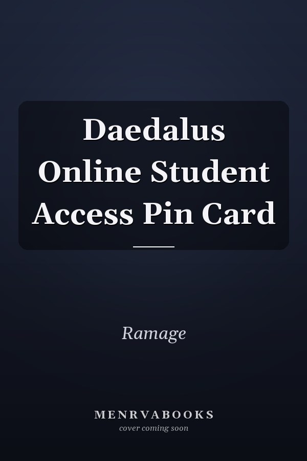 Daedalus Online Student Access Pin Card
