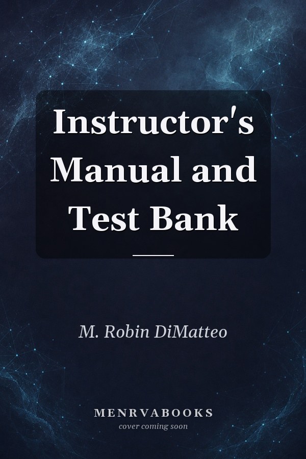 Instructors Manual and Test Bank
