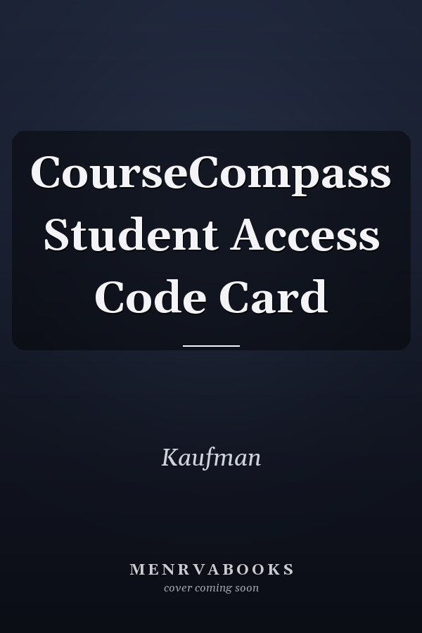 CourseCompass Student Access Code Card
