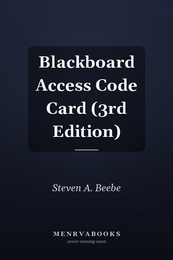 Blackboard Access Code Card (3rd Edition)