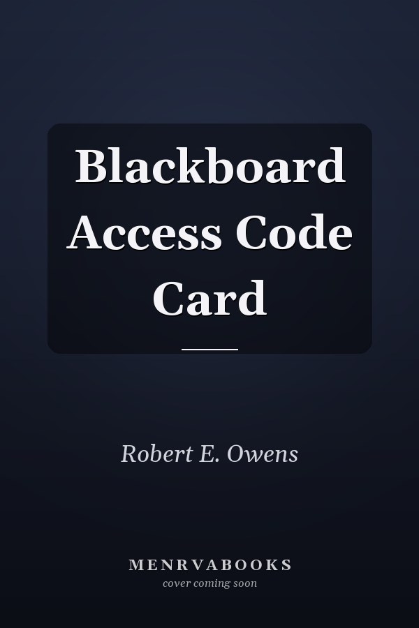 Blackboard Access Code Card