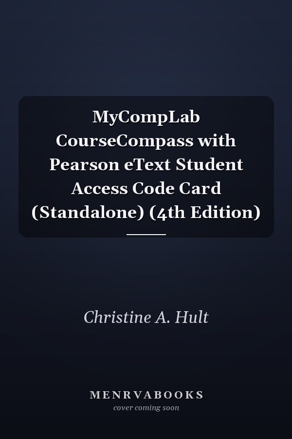 MyCompLab CourseCompass with Pearson eText Student Access Code Card