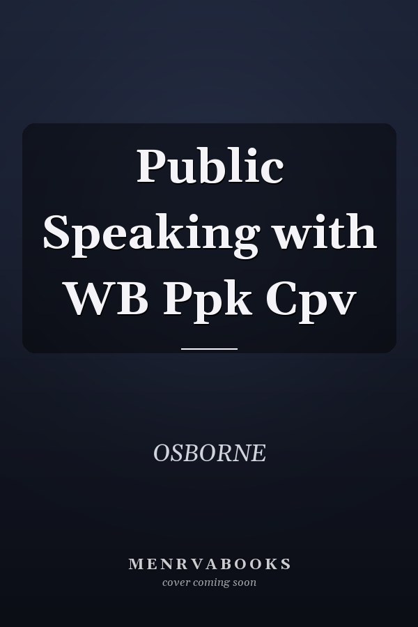 Public Speaking