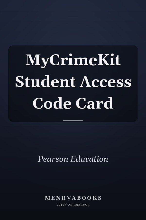 MyCrimeKit Student Access Code Card