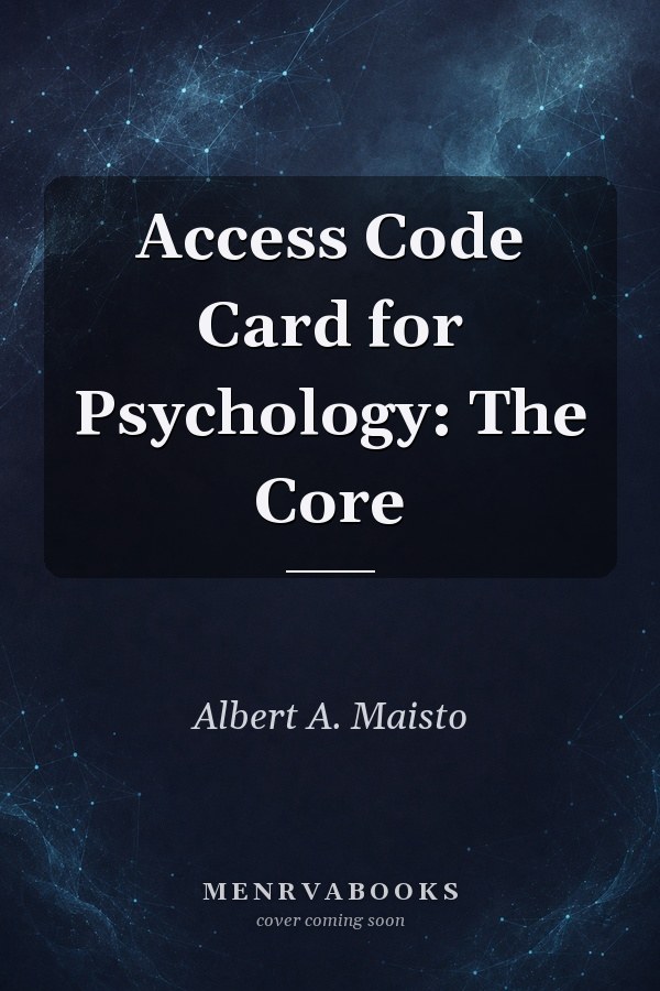 Access Code Card for Psychology: The Core