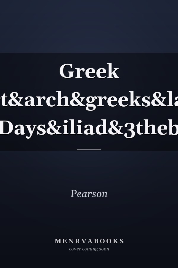 Greek Art and Archaeology