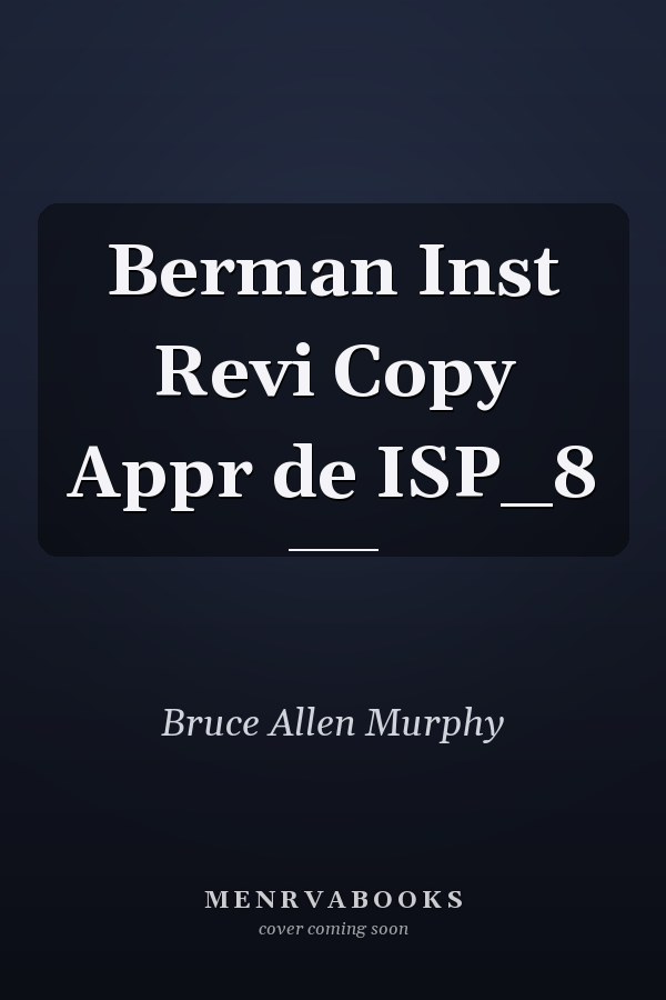 Berman Institutional Review Copy: American Government