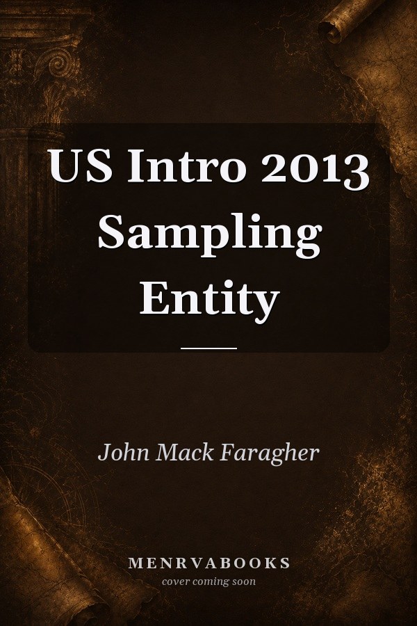 US Intro 2013 Sampling Entity