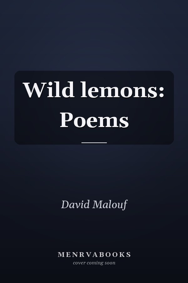 Wild lemons: Poems