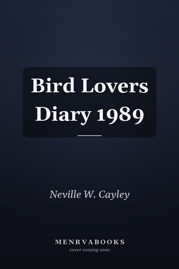 Bird Lovers Diary 1989