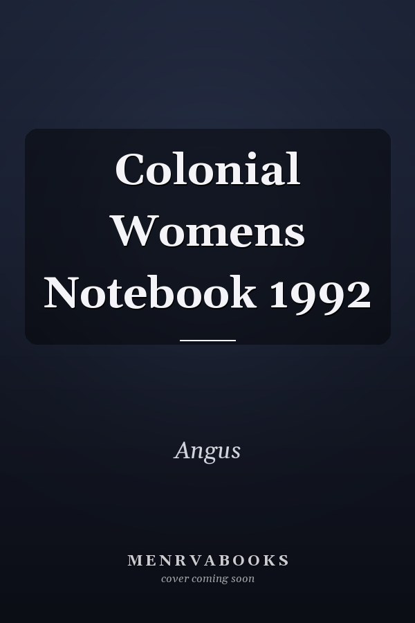 Colonial Womens Notebook 1992