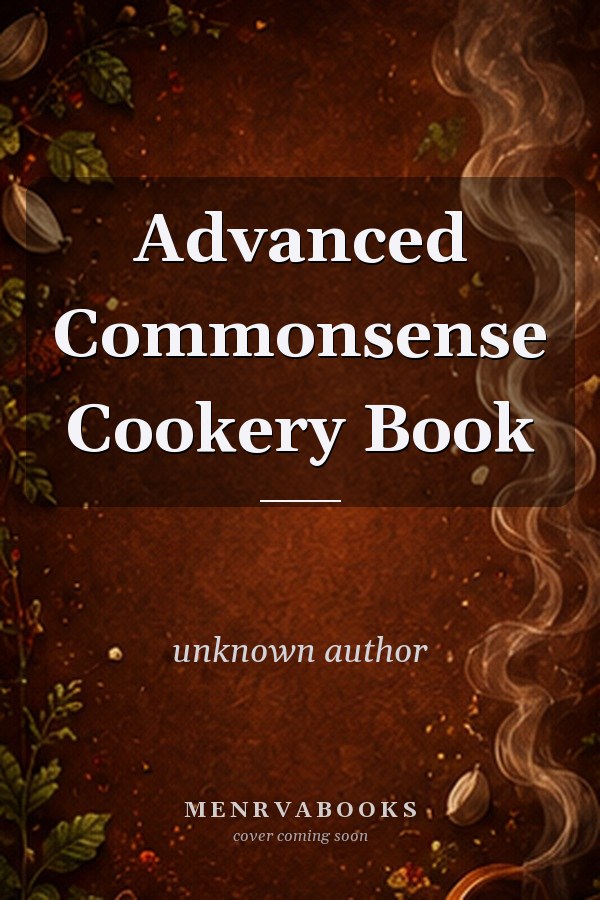 Advanced Commonsense Cookery Book
