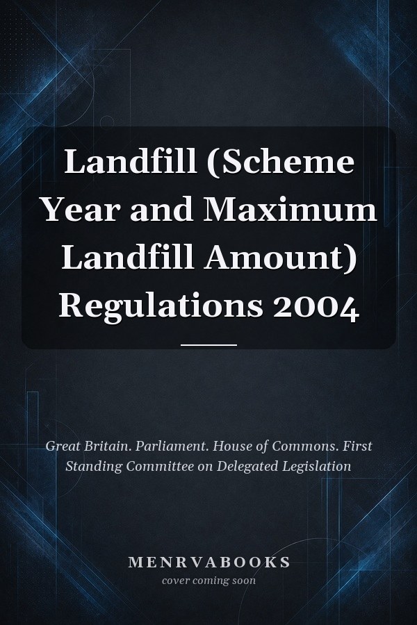 Landfill (Scheme Year and Maximum Landfill Amount) Regulations 2004