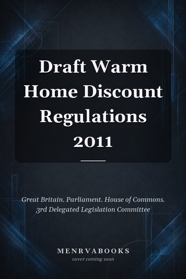 Draft Warm Home Discount Regulations 2011