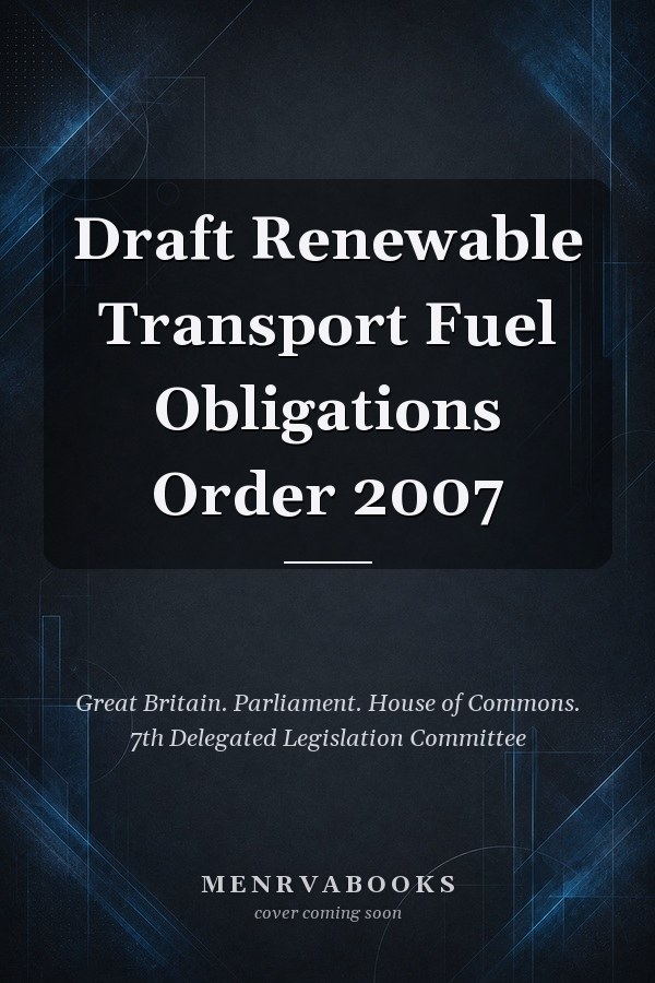Draft Renewable Transport Fuel Obligations Order 2007