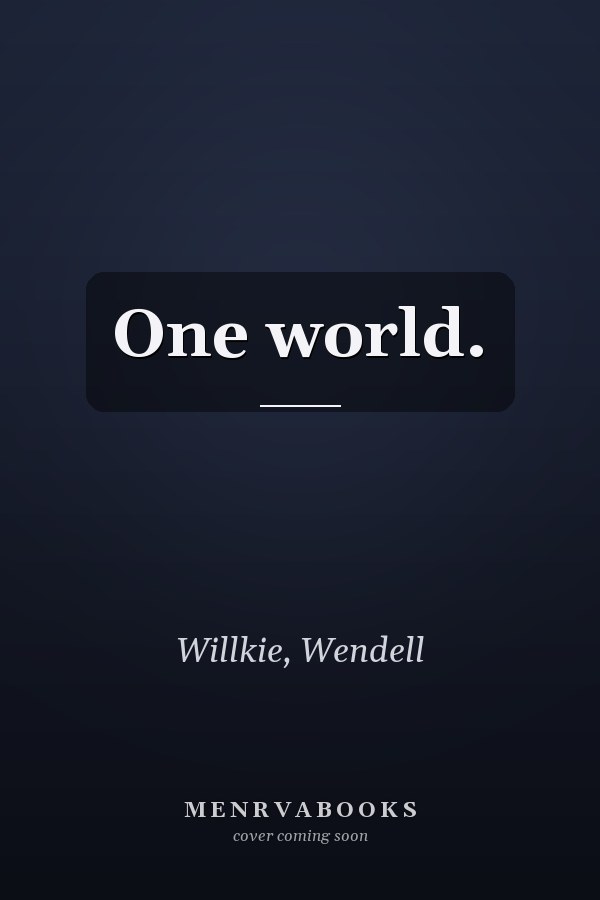 One world.