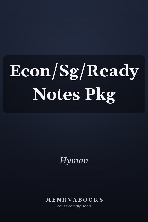 Econ/Sg/Ready Notes Pkg
