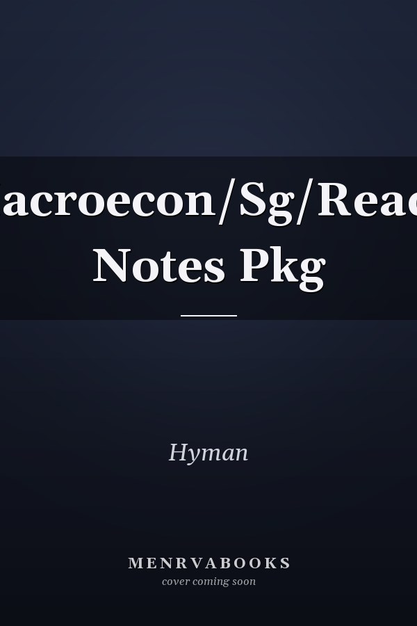Macroecon/Sg/Ready Notes Pkg