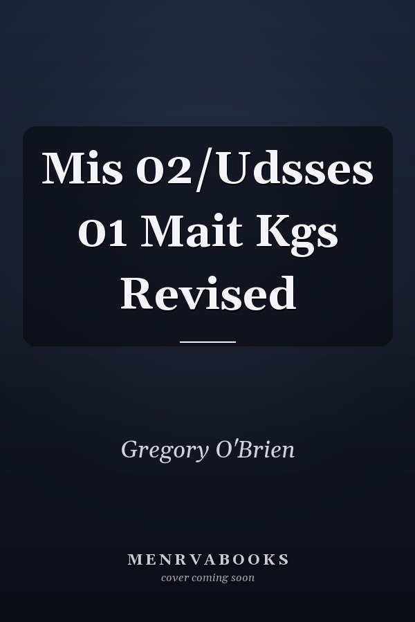 Mis 02/Udsses 01 Mait Kgs Revised