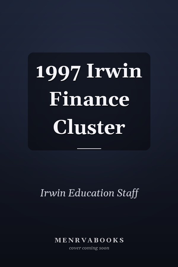 1997 Irwin Finance Cluster