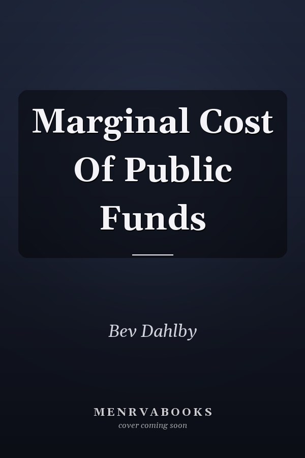 Marginal Cost Of Public Funds