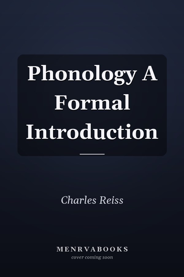 Phonology A Formal Introduction