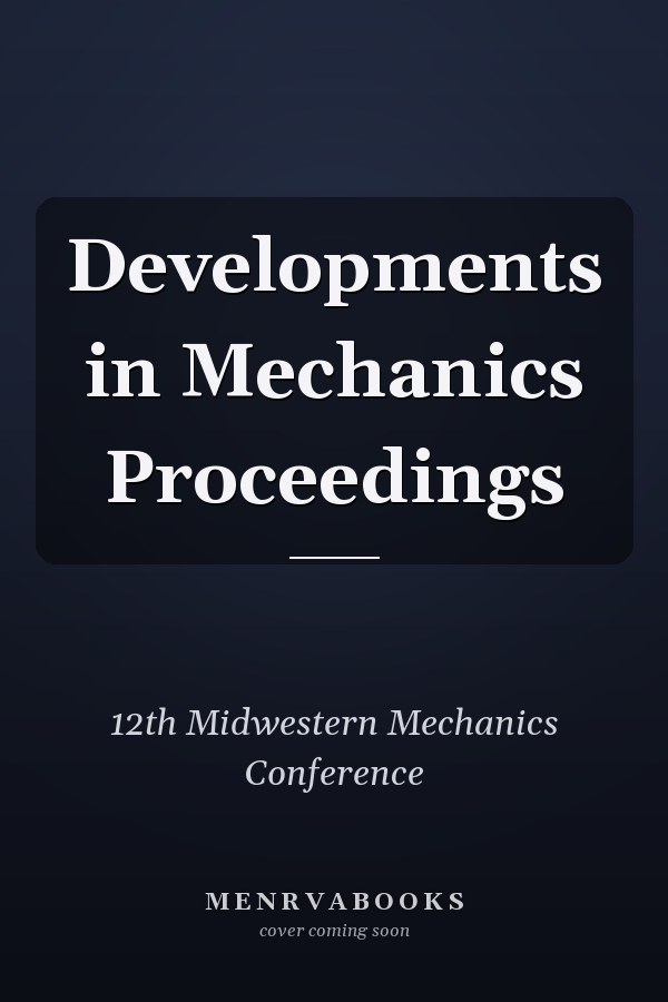 Developments in Mechanics Proceedings