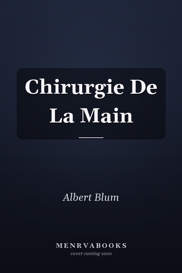 Chirurgie De La Main