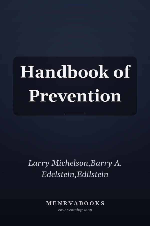 Handbook of Prevention