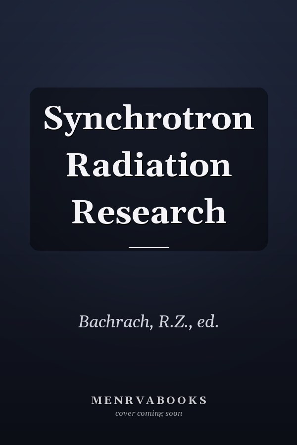 Synchrotron Radiation Research