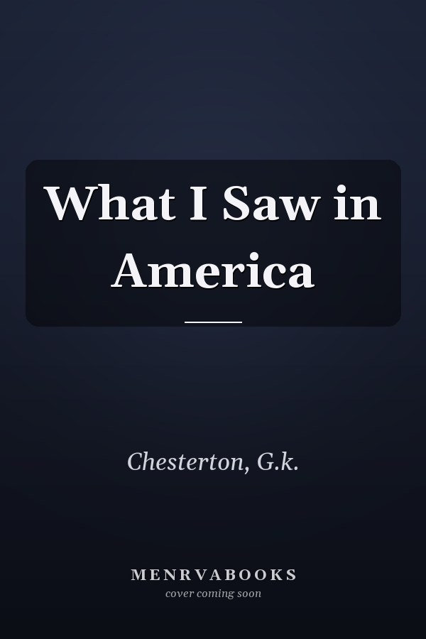 What I Saw in America