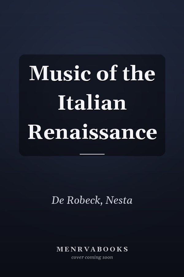 Music of the Italian Renaissance