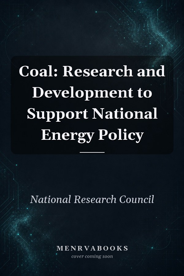Coal: Research and Development to Support National Energy Policy