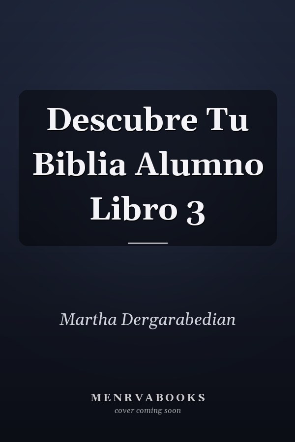 Descubre Tu Biblia Alumno Libro 3