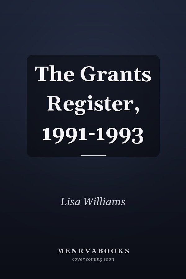 The Grants Register, 1991-1993